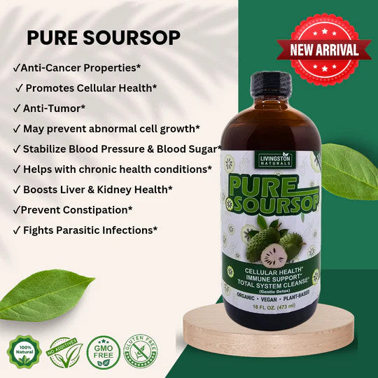 Soursop Bitters 16oz - Herbal Digestive Aid with Natural Ingredients