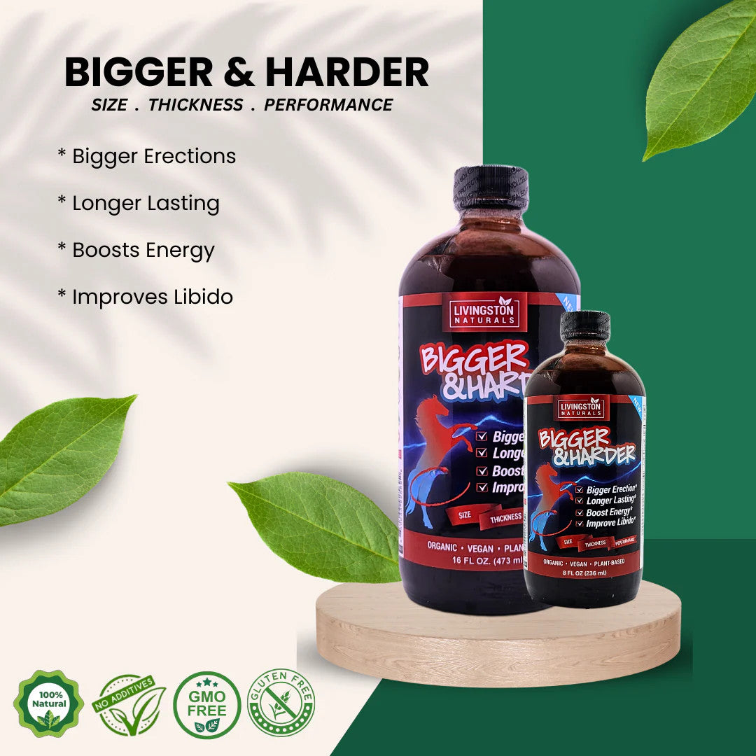 Bigger & Harder Maximum Strength Natural Herbal Supplement - 16 oz / 1 lb