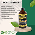 Long Jack and Tongkat Ali with Oat Straw – 5-in-1 Libido Booster for Enhanced Erection, Increased Size, and Improved Sexual Performance – 16 OZ Detox Formula