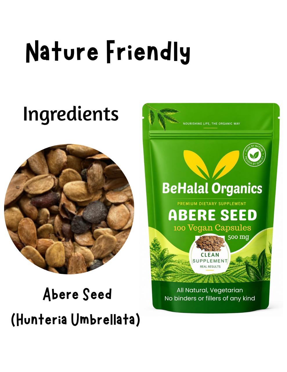 Hunteria Umbellata ABERE SEEDS (OSU) 100 CAPSULES