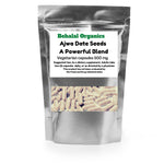 Ajwa Date Seed Capsules - 500mg - 100 Capsules (Vegetarian) - Behalal Organics