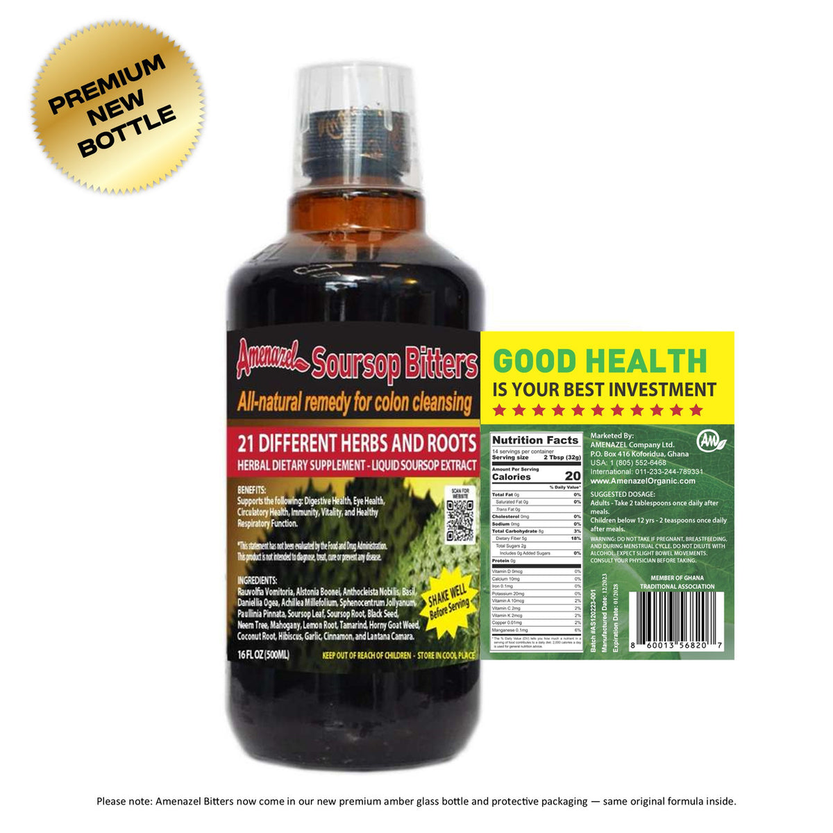 Amenazel Soursop Living Bitters