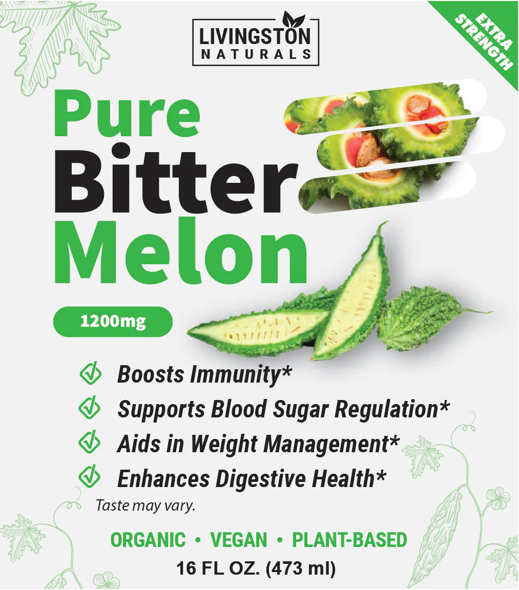 Pure Bitter Melon Extract, Plant-Based Dietary Supplement, 16 oz
