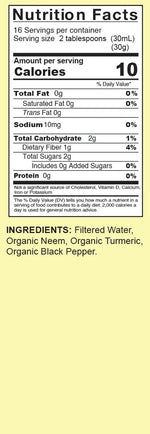 Pure Neem and Turmeric Herbal Supplement - Plant-Based Health Boost