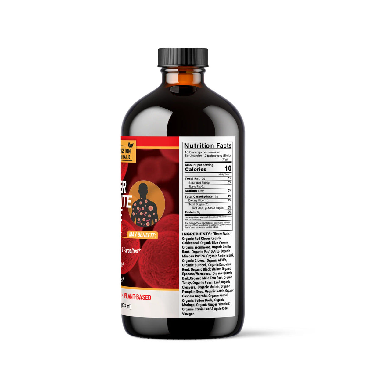 Organic Blood Cleanser and Parasite Cleanse - Natural Herbal Detox Formula