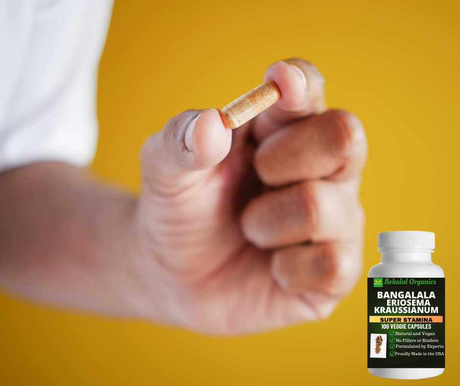 Bangalala 500mg - 100 Quick vegan Capsules Behalal Organics