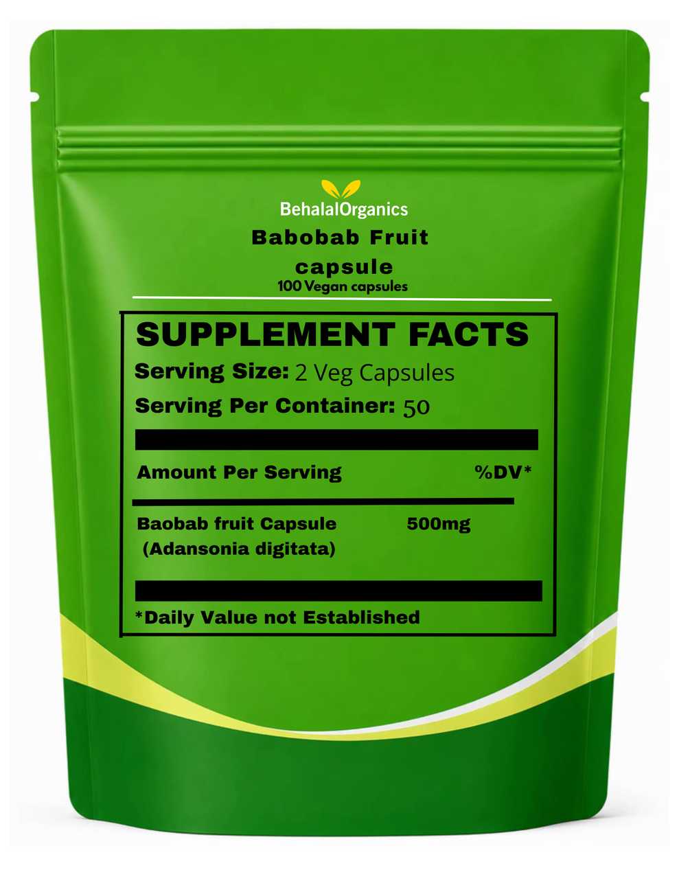 Baobab Fruit Capsules