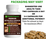 Bitter kola 100 Quick Release Capsules - 500mg Per Capsule Behalal Organics