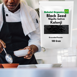 Black Seed Powder (Over 1.5% Thymoquinone ) - 100 gram Behalal Organics