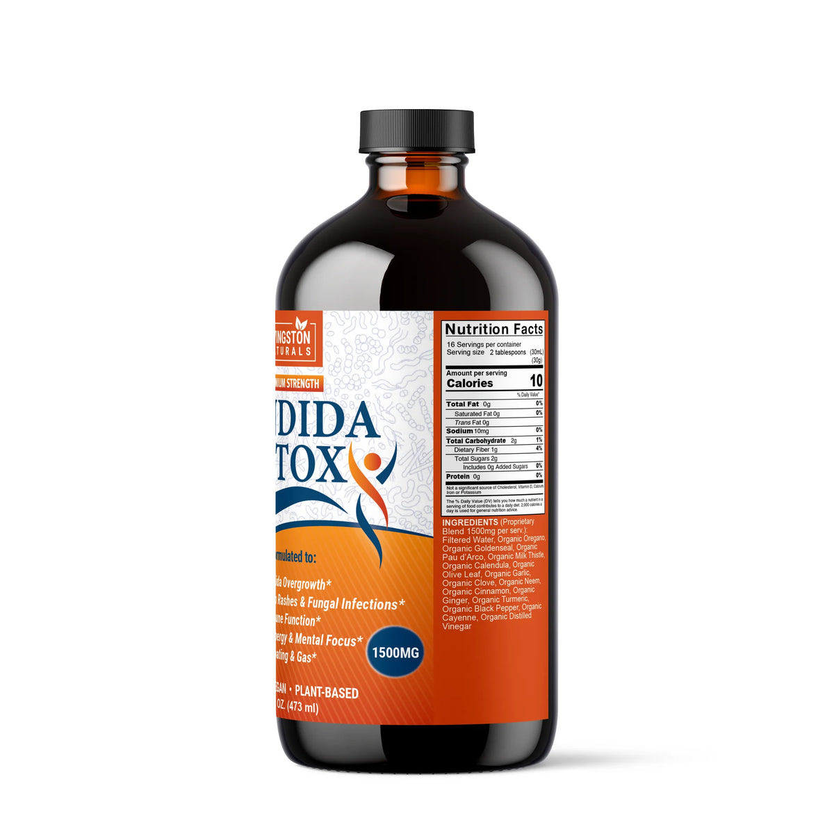 Candida Detox 16 oz – Liquid Herbal Supplement for Digestive & Gut Wellness