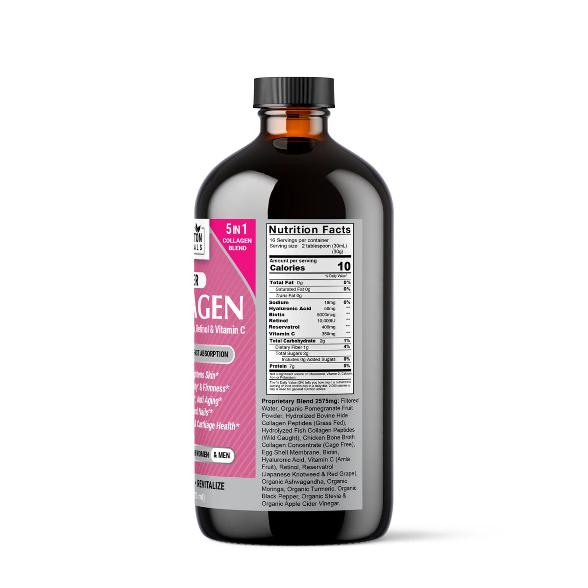 Super Collagen 5-in-1 Blend - 16 oz Multi-Collagen Supplement