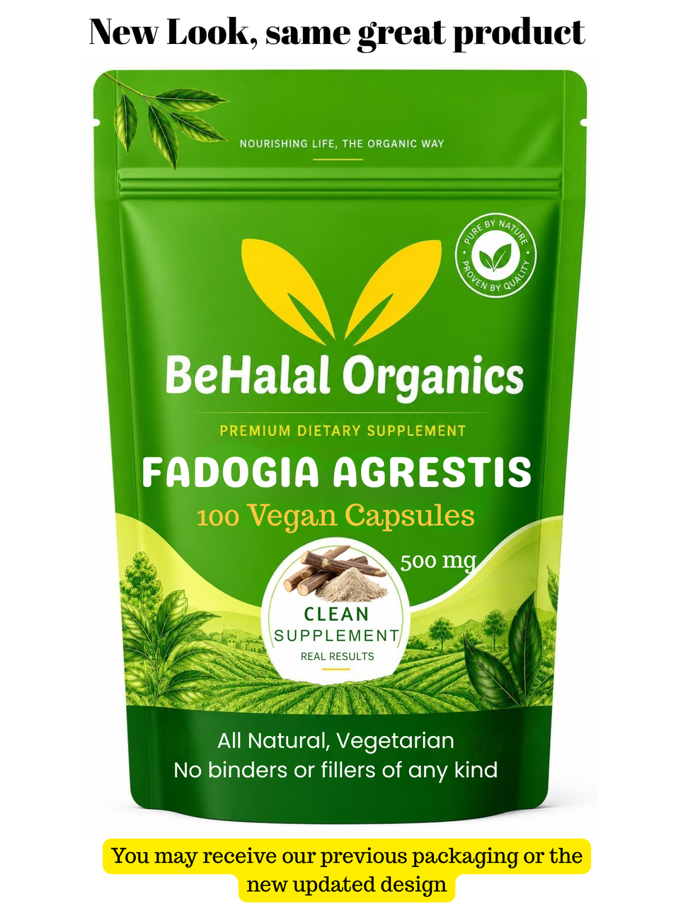 Fadogia Agrestis 100 Quick release Capsules 500mg