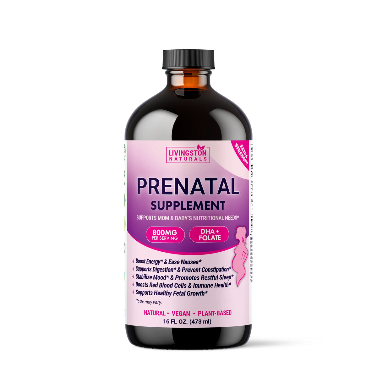 Prenatal Supplement – Liquid Pregnancy Wellness Formula for Maternal Nutrition