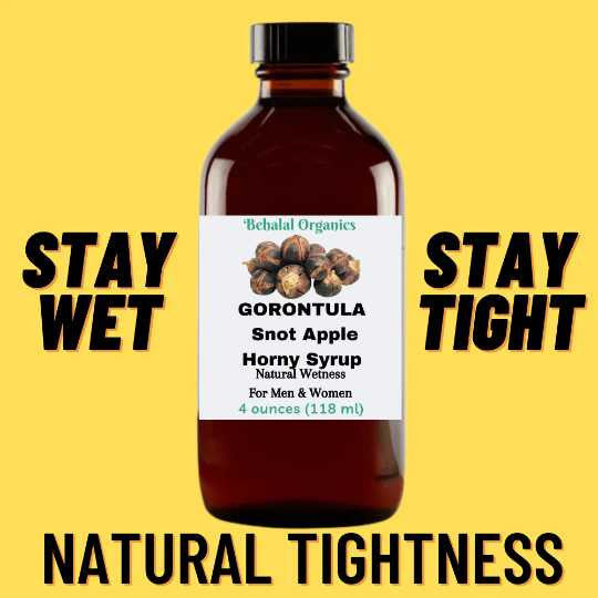 All Natural Snot Apple Syrup - Gorontula Extract for Cough Relief and Immune Support