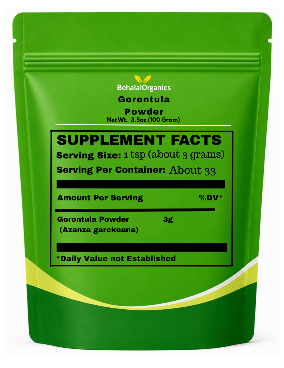 Gorontula Fruit Powder Behalal Organics