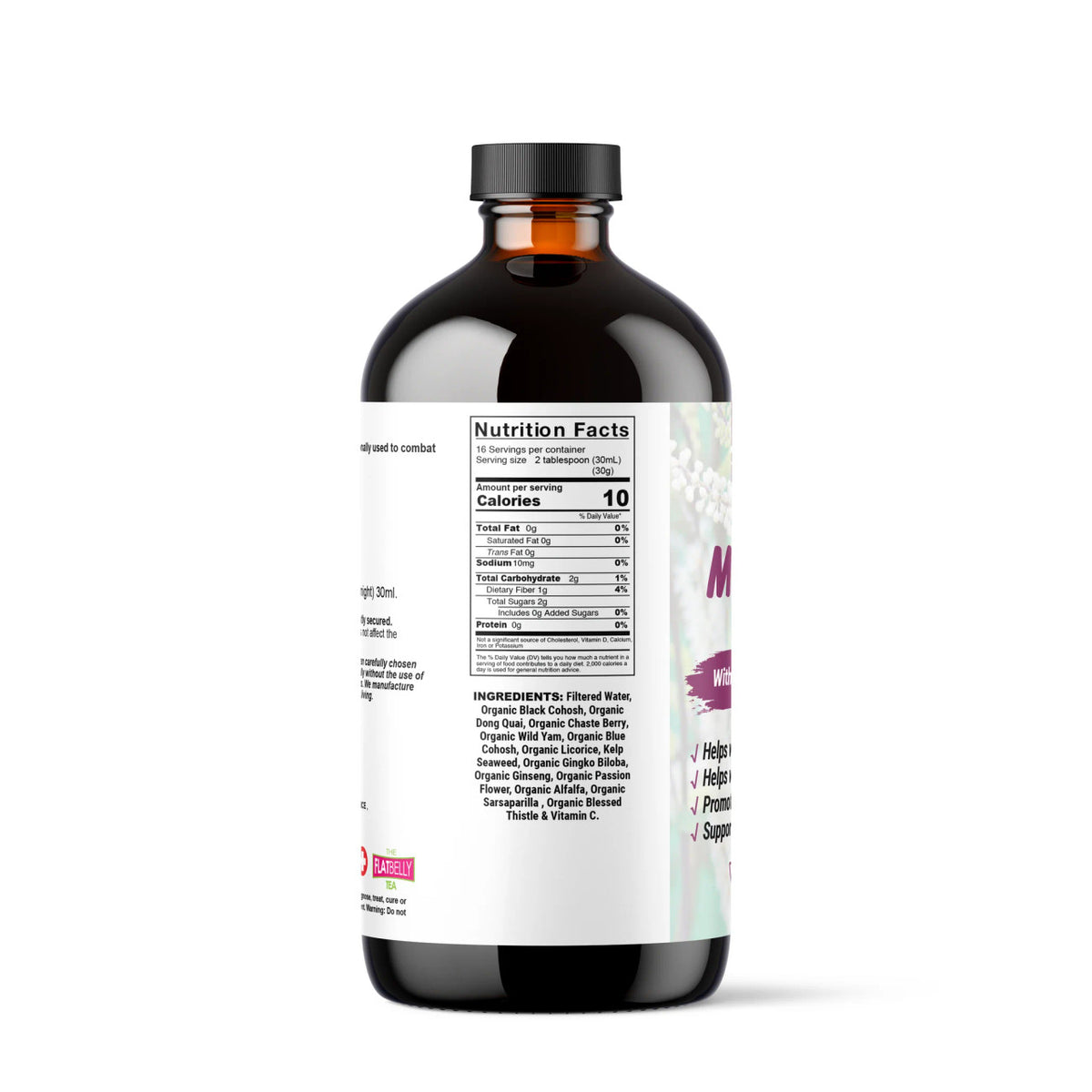Menopause Support Formula - Plant-Based Herbal Supplement, 16 oz