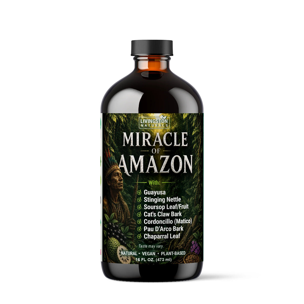 Miracle of Amazon 16 oz – Liquid Herbal Supplement for Antioxidant & Immune Support