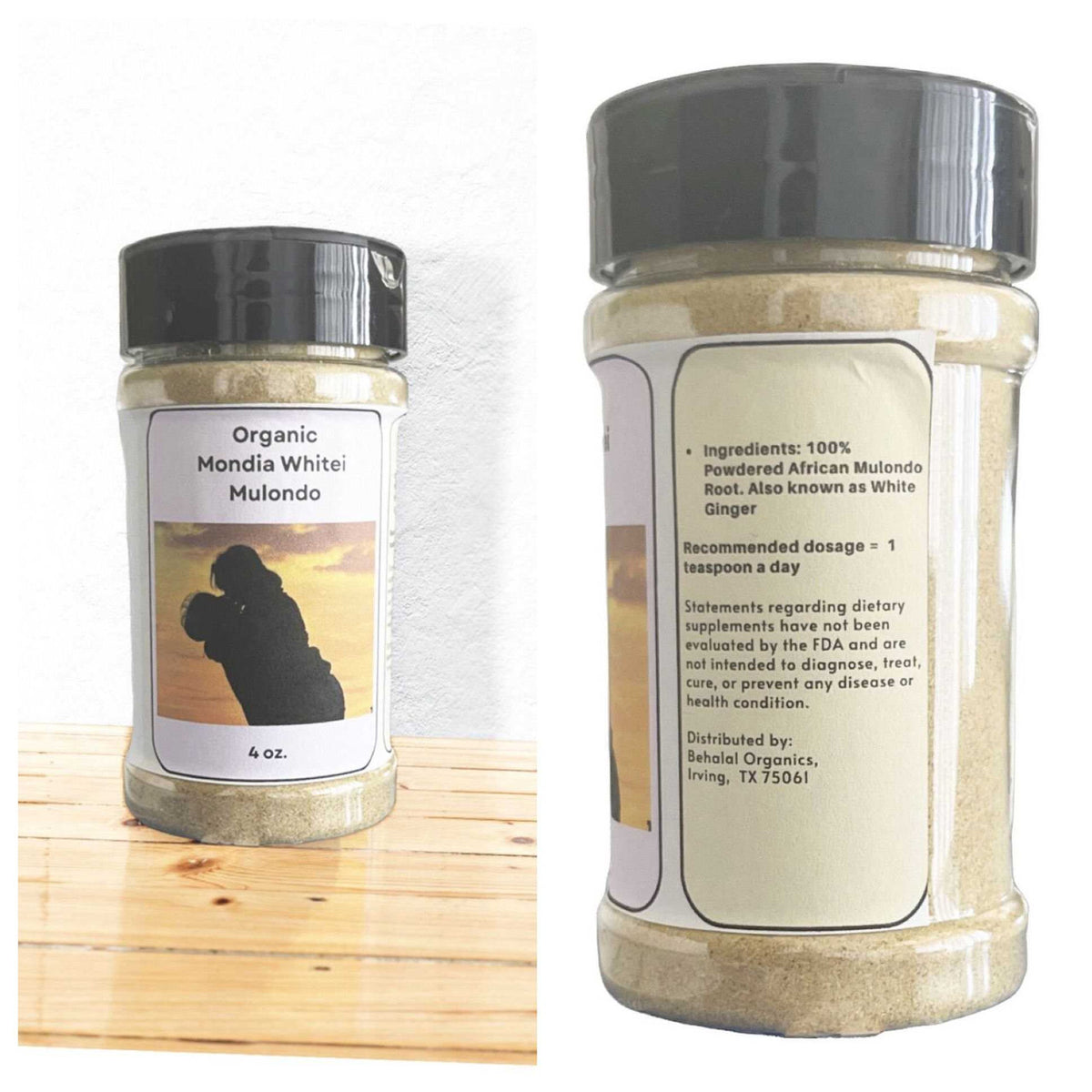 Mondia Whitei Organic Powder 4oz 