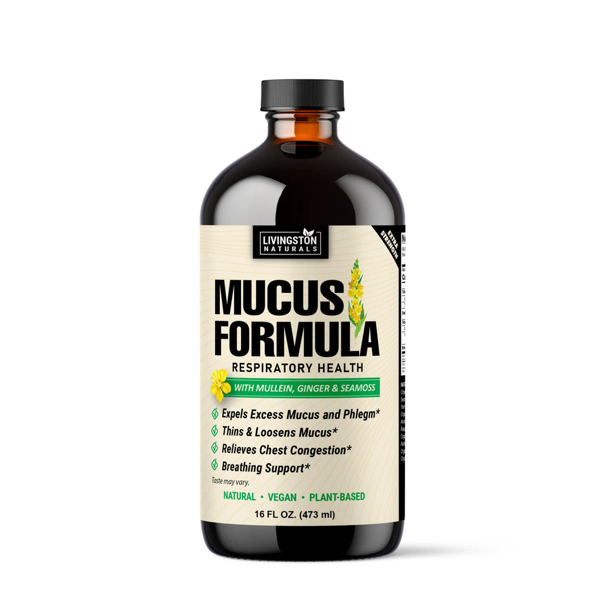 Mucus Relief Formula with Mullein, Ginger & Sea Moss