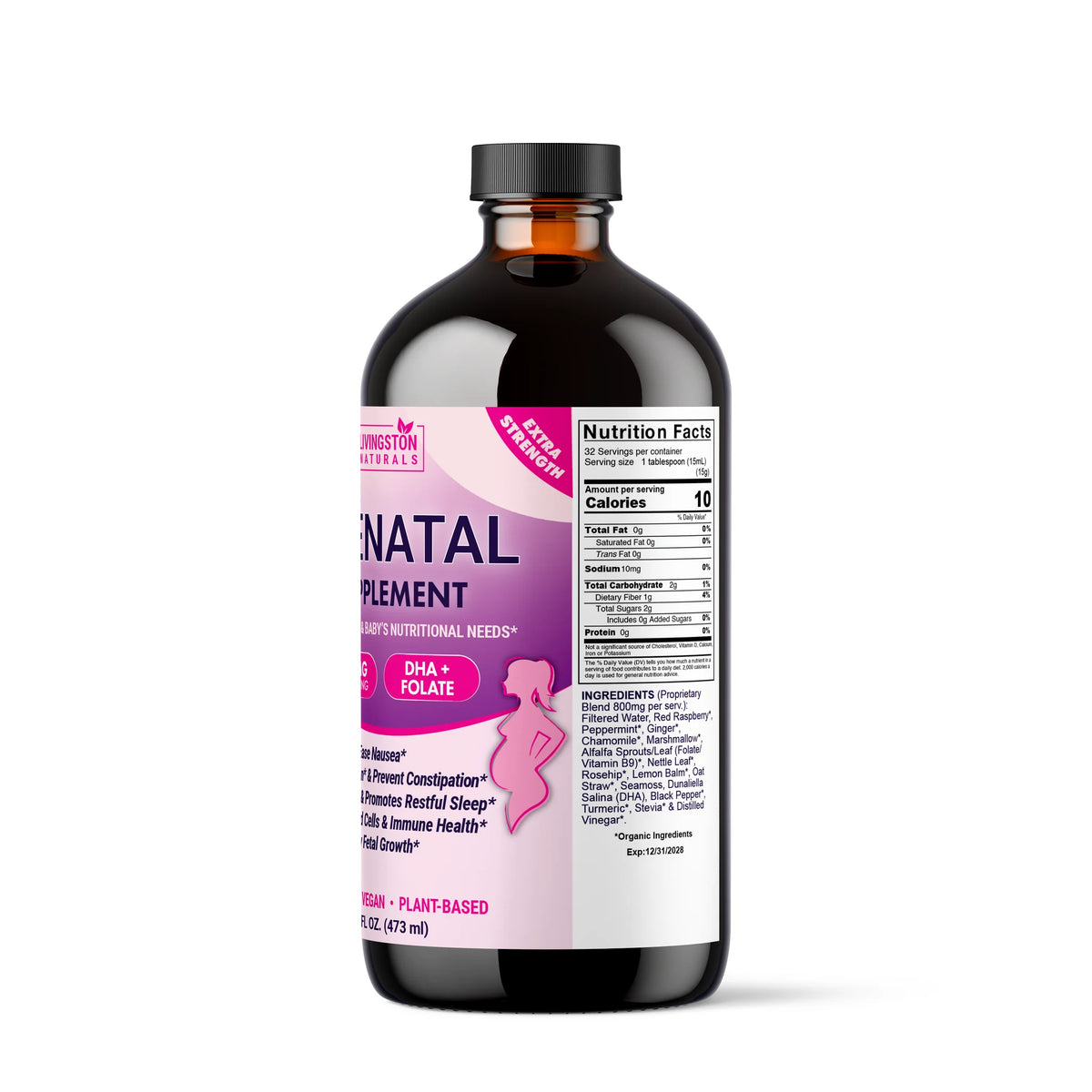Prenatal Supplement – Liquid Pregnancy Wellness Formula for Maternal Nutrition