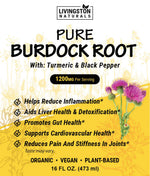 Pure Burdock Root with Turmeric and Black Pepper Supplement