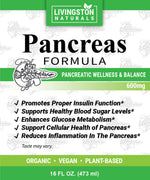 Pancreas Support Formula - Plant-Based Herbal Supplement, 16 oz