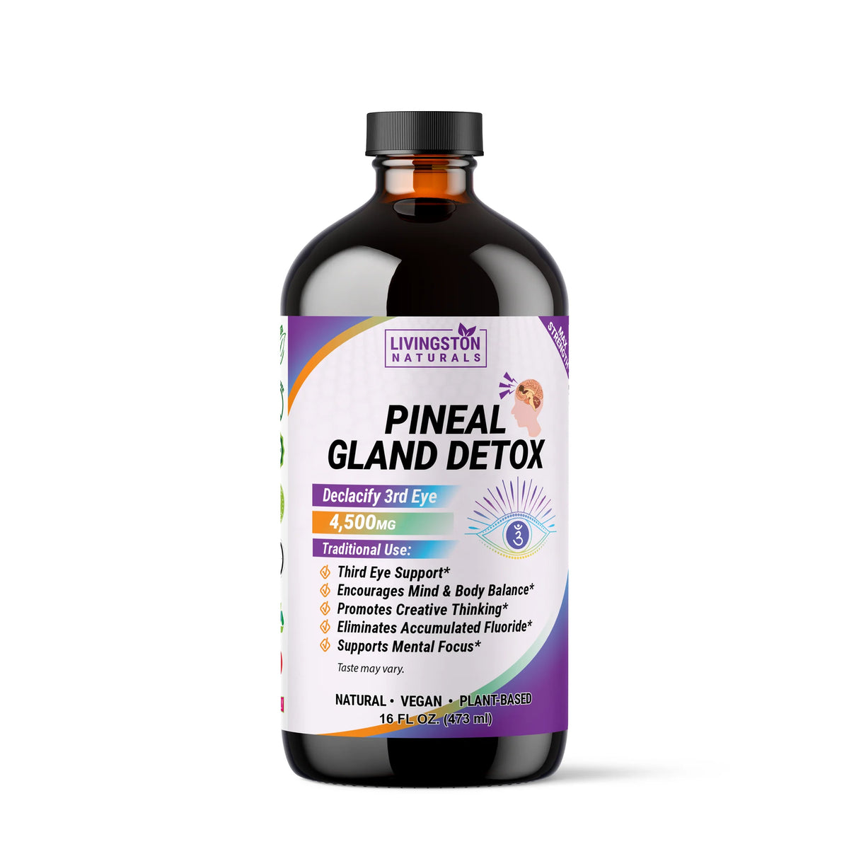 Pineal Gland Detox 16 oz – Liquid Herbal Supplement for Mind and Body Wellness