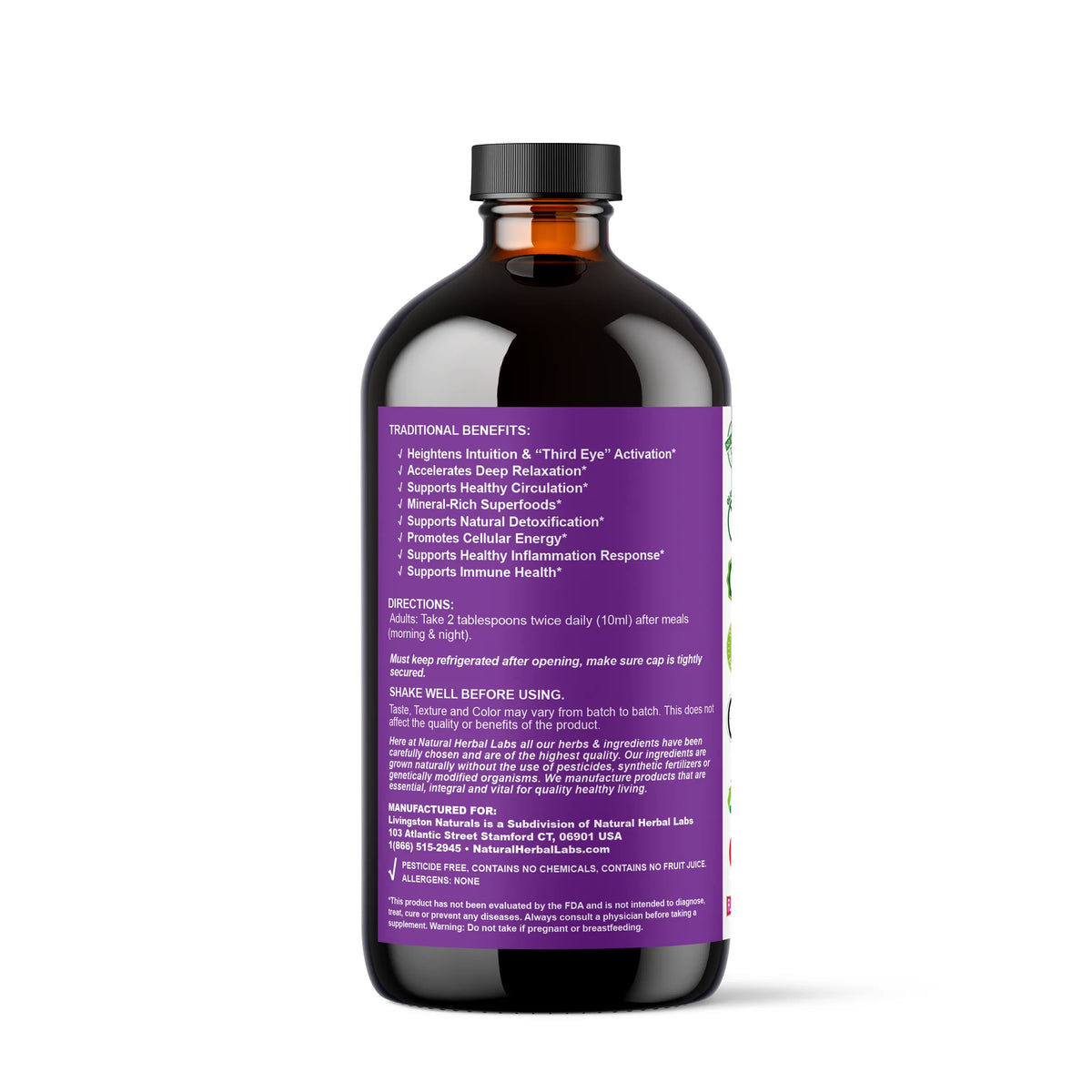 Pineal Gland Detox 16 oz – Liquid Herbal Supplement for Mind and Body Wellness
