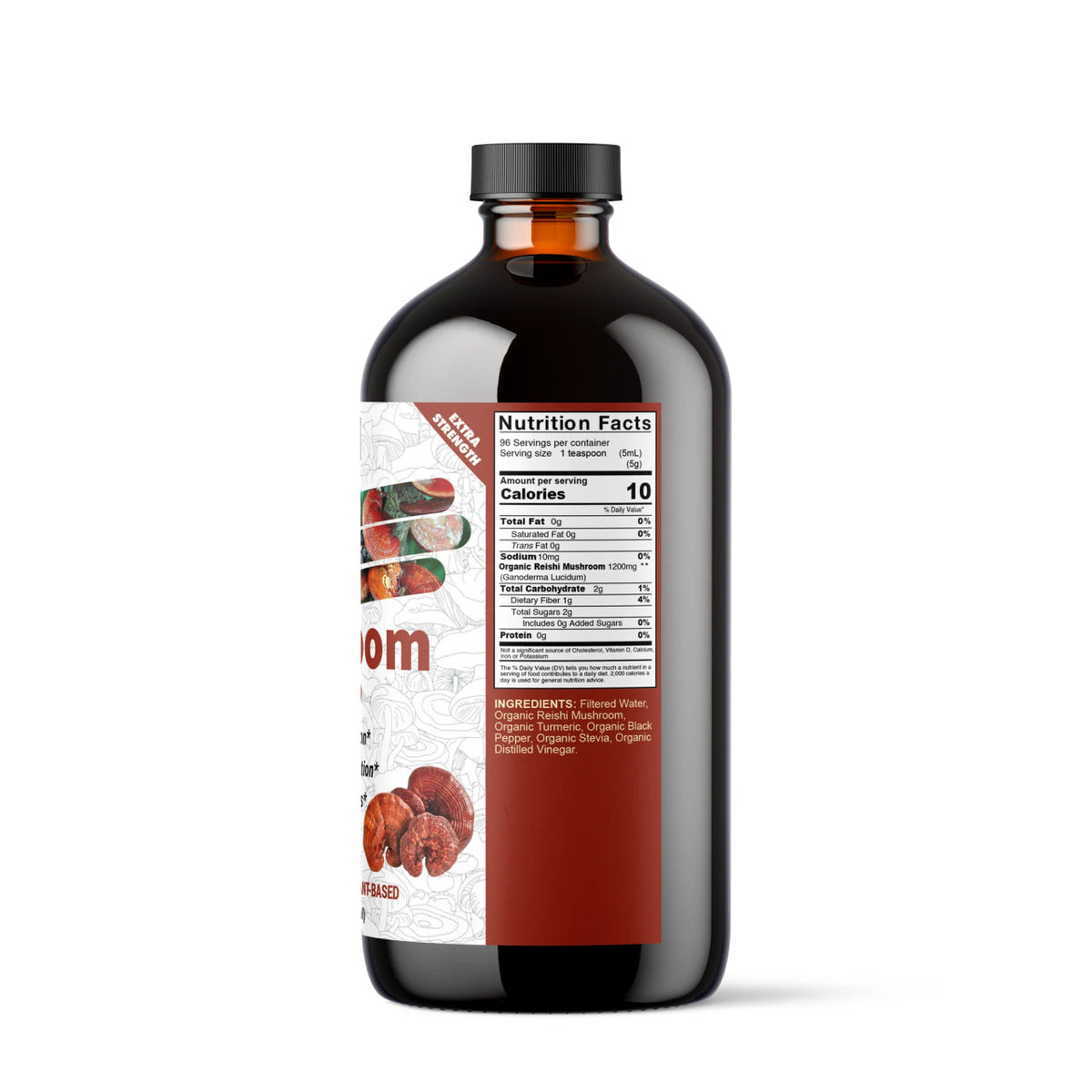 Pure Reishi Mushroom Powder, Plant-Based Superfood, 16 oz