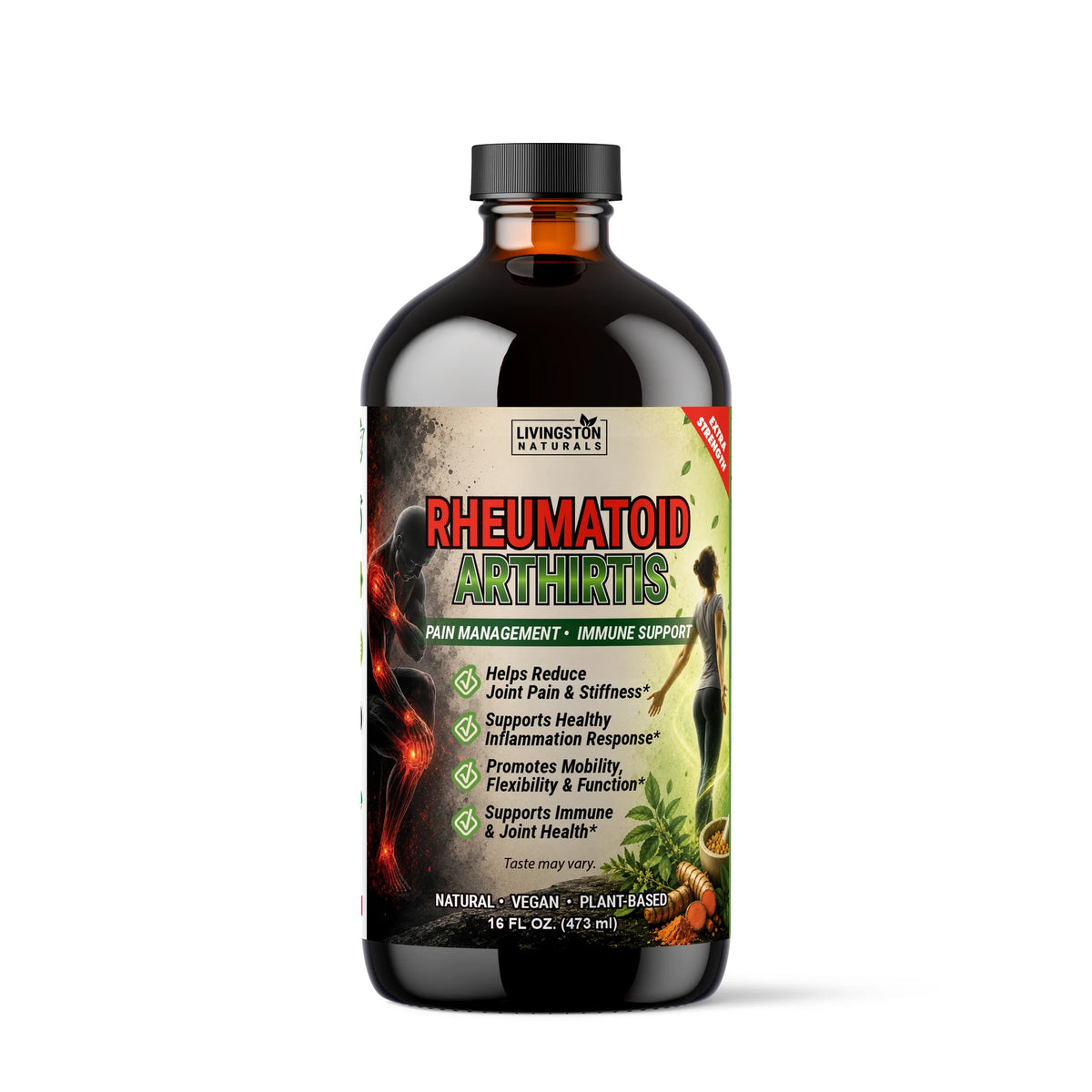 Rheumatoid Arthritis Formula 16 oz – Liquid Herbal Joint & Mobility Wellness Supplement
