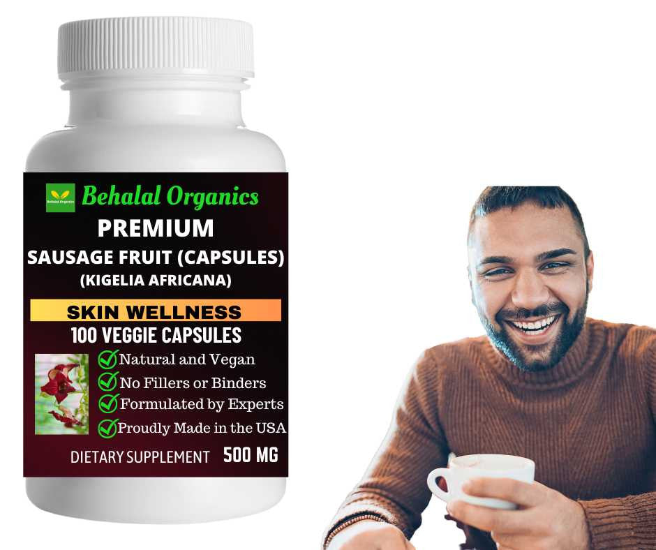 Sausage fruit 100 Quick Release Capsules - 500mg Per Capsule Behalal Organics