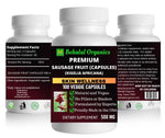 Sausage fruit 100 Quick Release Capsules - 500mg Per Capsule Behalal Organics