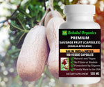 Sausage fruit 100 Quick Release Capsules - 500mg Per Capsule Behalal Organics