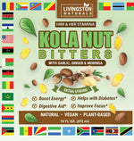 Kola Nut Bitters with Garlic, Ginger, and Moringa - Natural Herbal Supplement