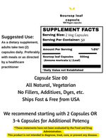 Soursop Graviola Leaf Powder 100% Pure Organic Capsules - Behalal Organics Behalal Organics