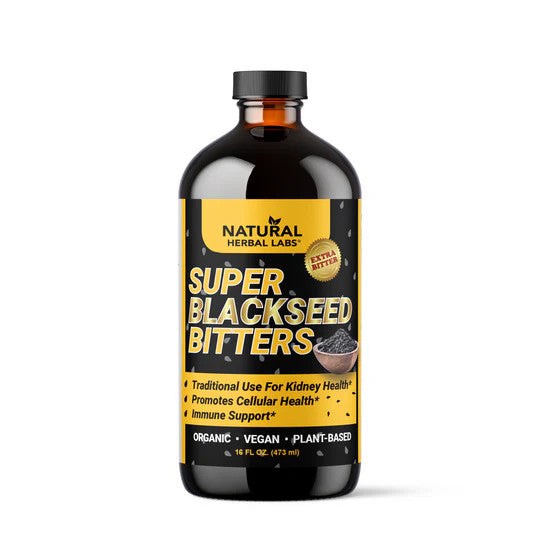 Black Seed Detox Bitter Tonic - 16 oz | Natural Herbal Detox Supplement