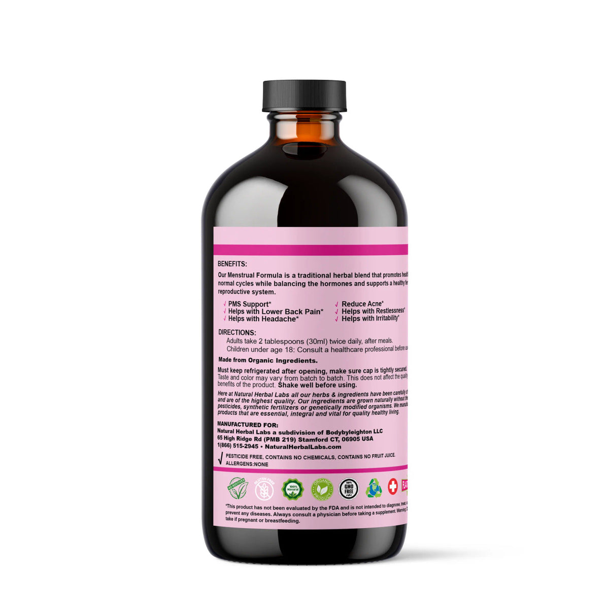 The Menstrual Formula Plant-Based Herbal Supplement 16 oz