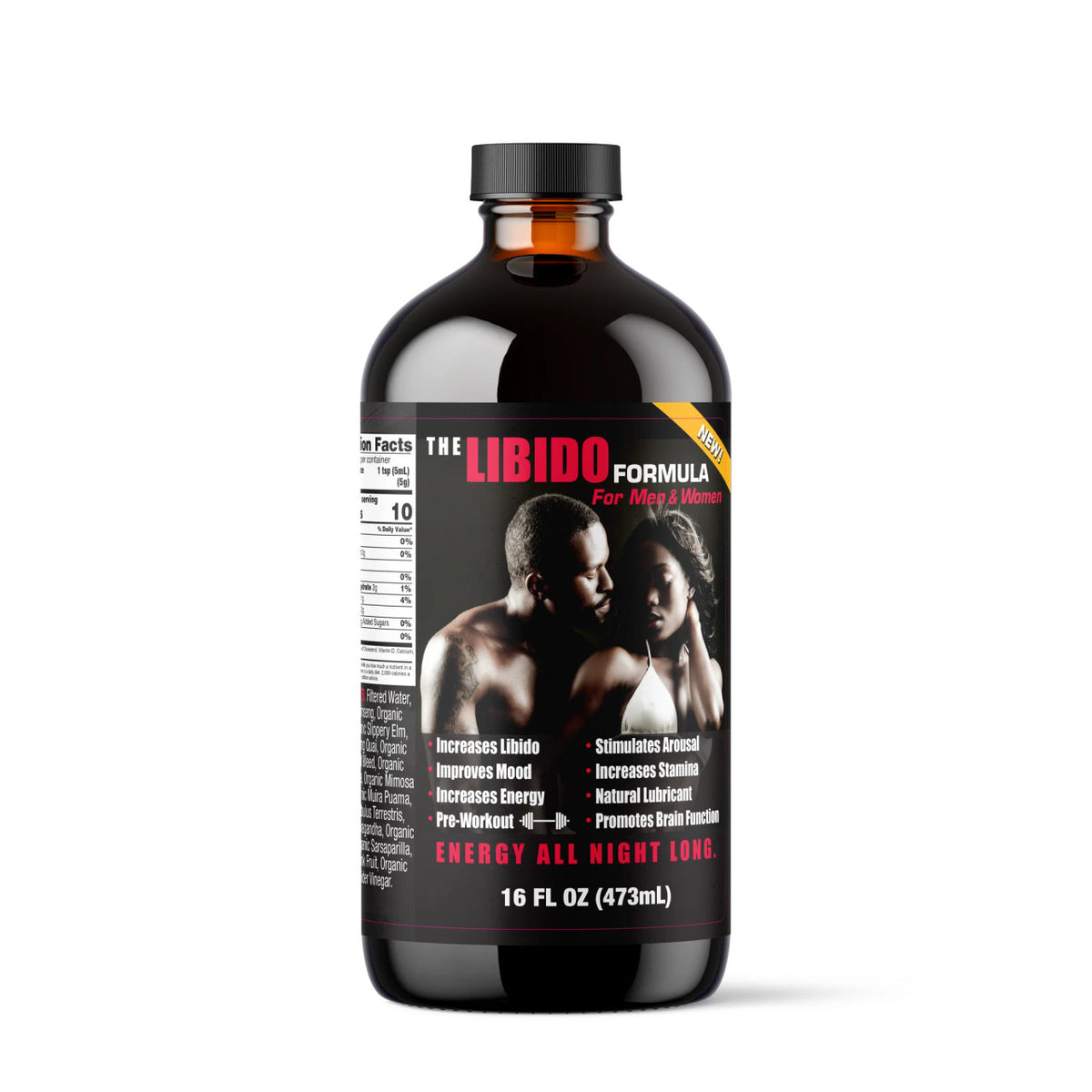 Libido Boost Herbal Drink 16oz - Natural Energy & Wellness Formula