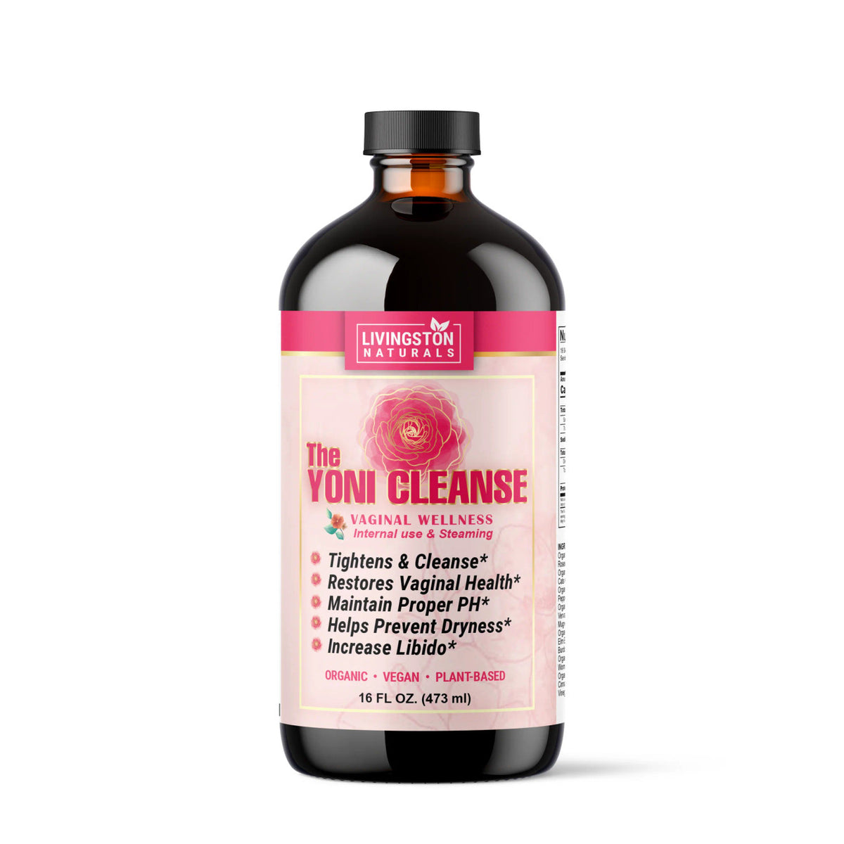 Plant-Based Yoni Cleanse 16 oz - Herbal Feminine Cleanse for Intimate Wellness
