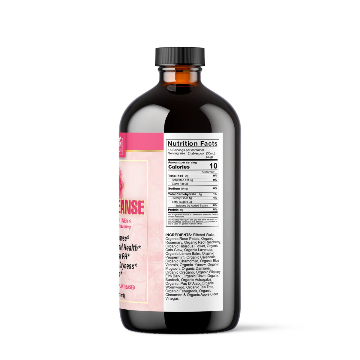Plant-Based Yoni Cleanse 16 oz - Herbal Feminine Cleanse for Intimate Wellness