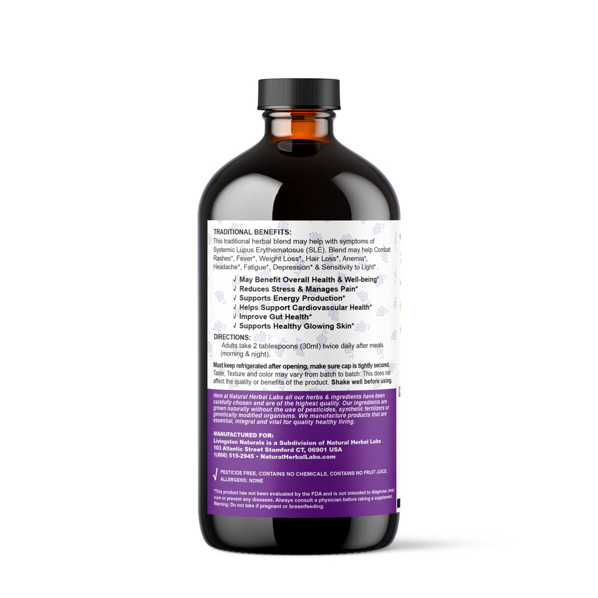 Traditional Lupus Blend Herbal Formula - Plant-Based Support for Lupus Management