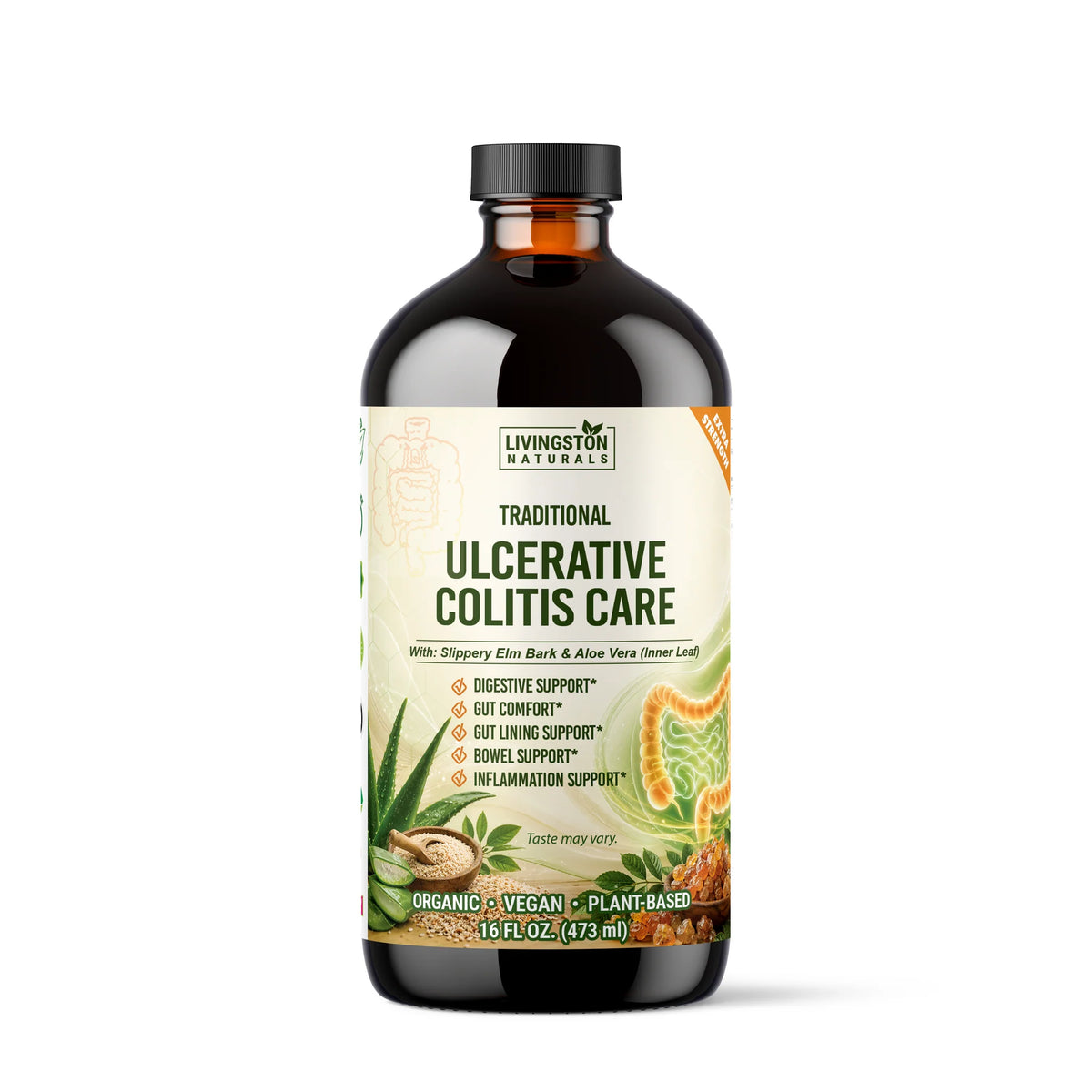 Traditional Ulcerative Colitis Care 16 oz – Liquid Herbal Digestive Wellness Supplement