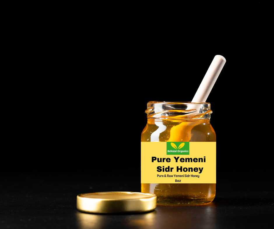 Yemeni Sidr Honey Pure & Raw Authentic Premium Grade A 8oz Behalal Organics