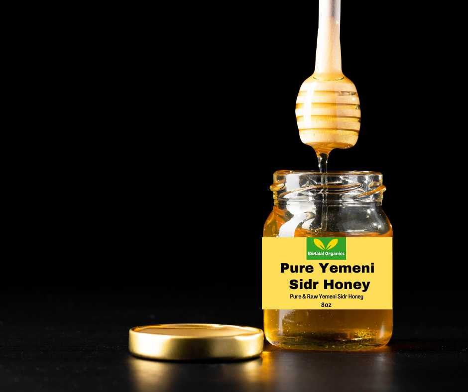 Yemeni Sidr Honey Pure & Raw Authentic Premium Grade A 8oz Behalal Organics