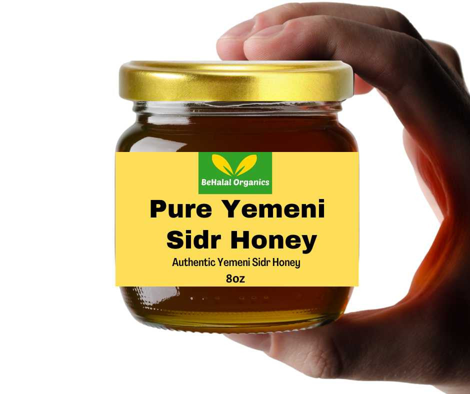 Yemeni Sidr Honey Pure & Raw Authentic Premium Grade A 8oz Behalal Organics